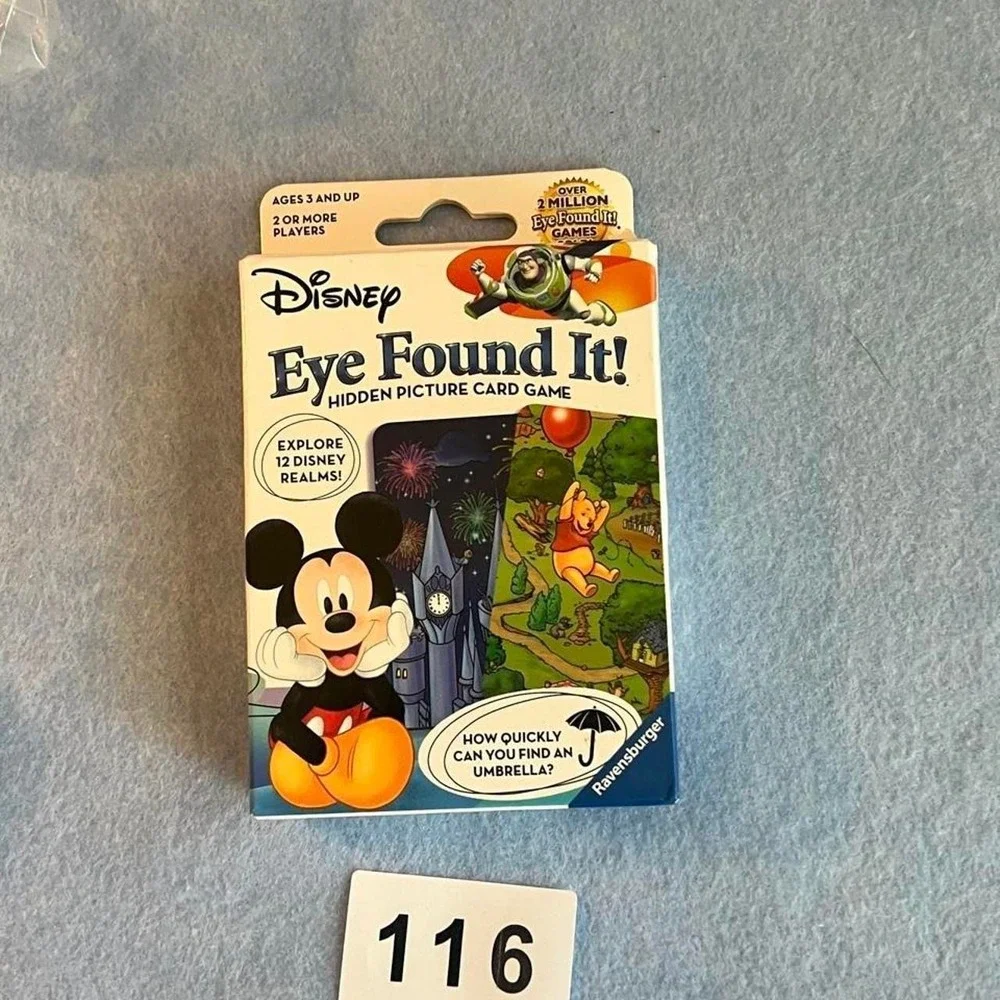 Disney Eye Found It! Hidden Picture Card Game LIKE NEW